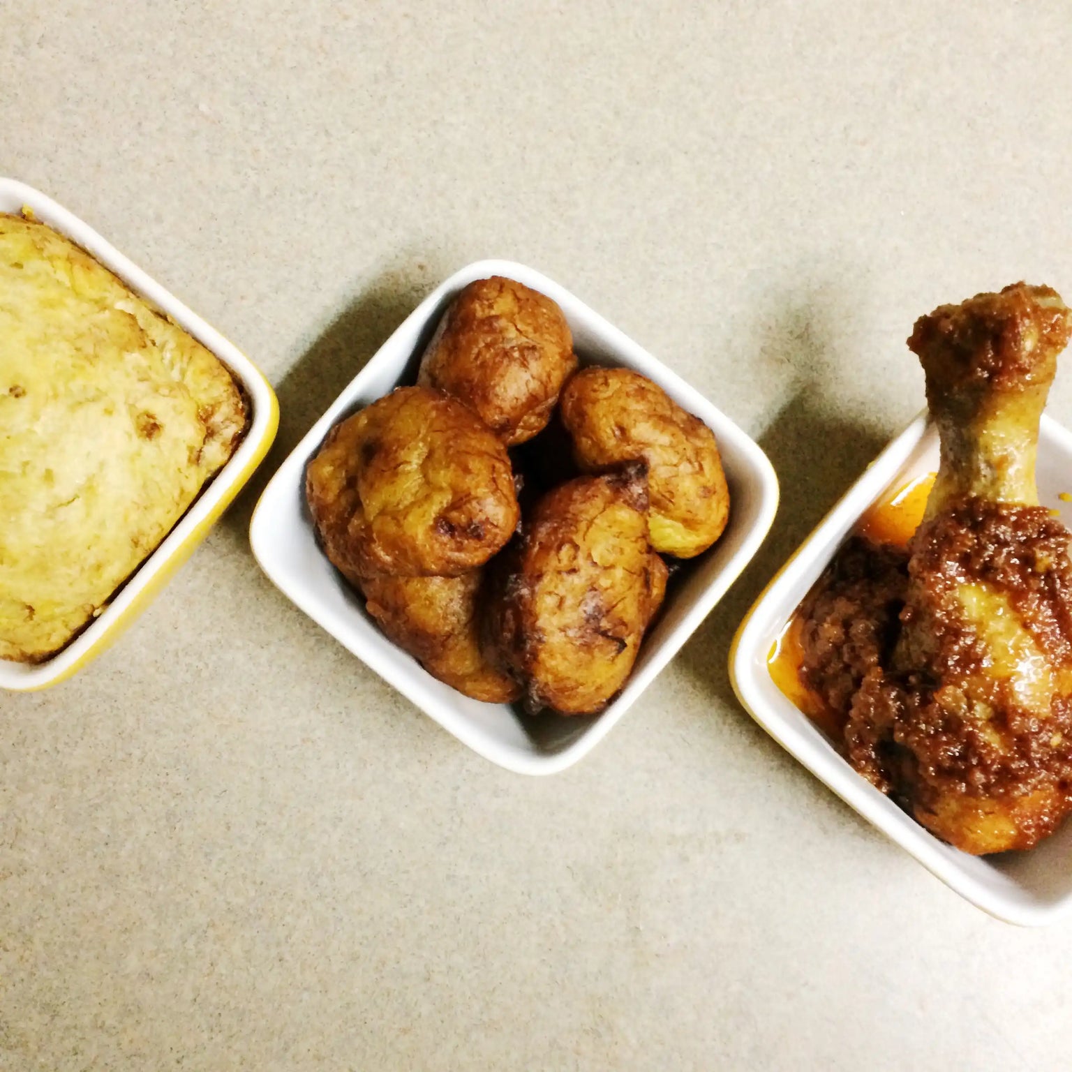 Plantain Puffs And Bake