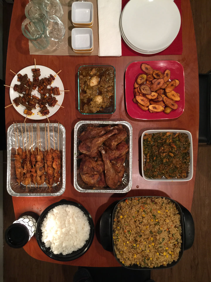 A Special Nigerian Festive Table - Adun