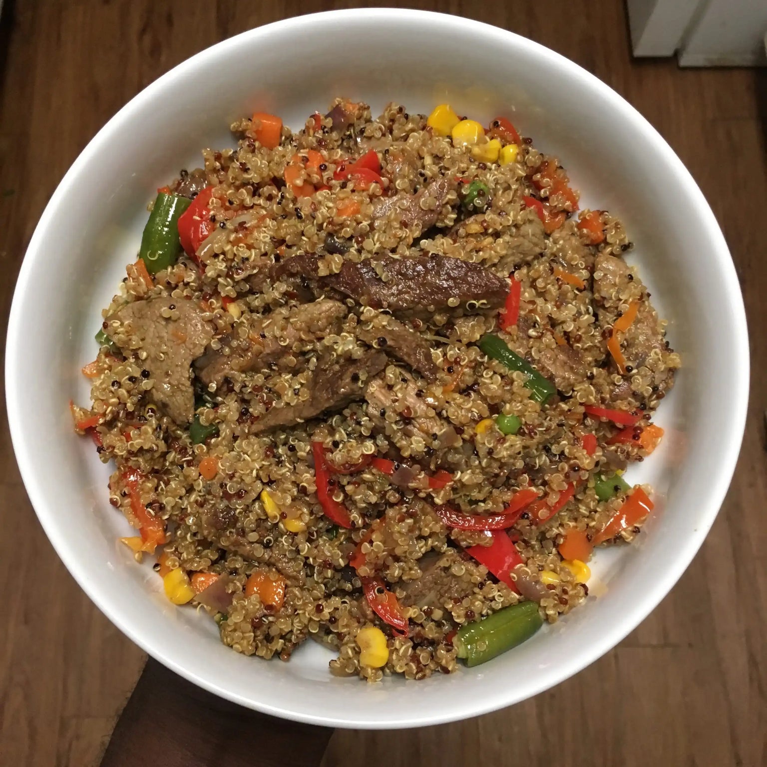Beef Fried Quinoa - Adun
