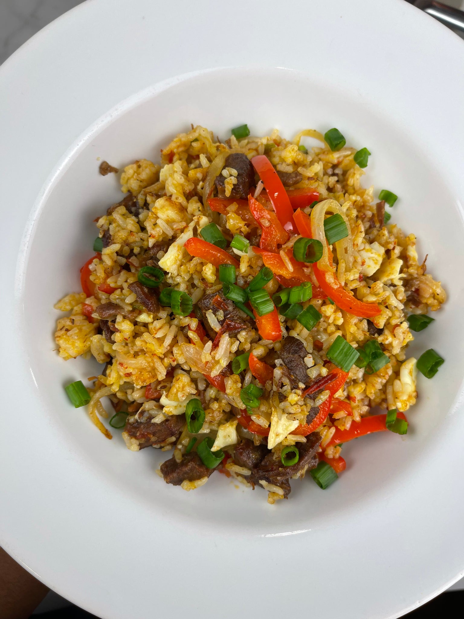 Stewed Beef Fried Rice