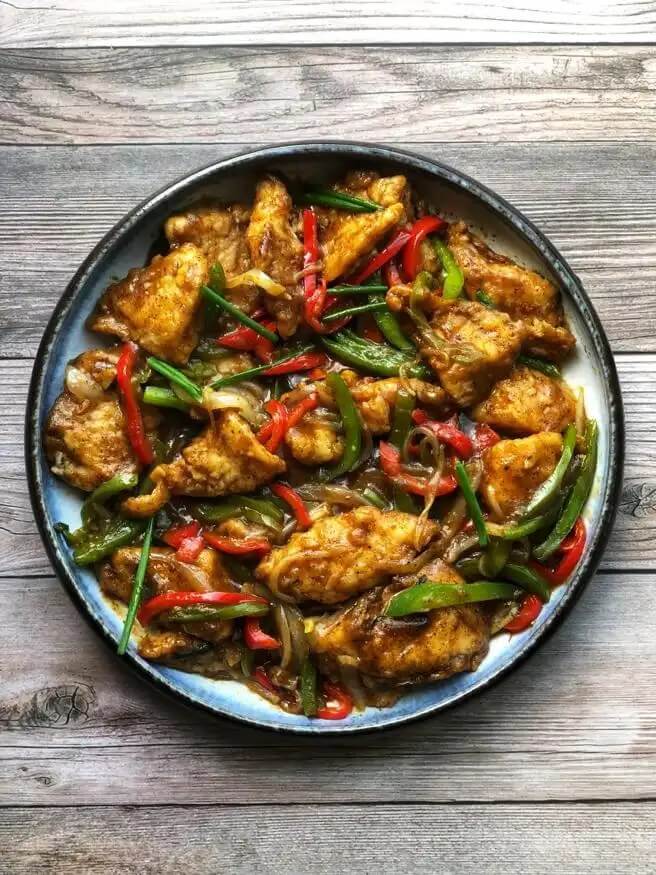 Cameroon Pepper Fish Stir Fry